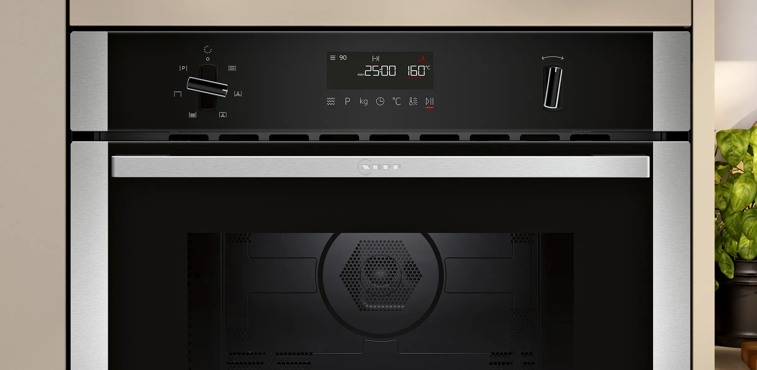 NEFF N50 C1AMG84N1B Built-In Microwave Oven with Hot Air – Stainless Steel - Image 2