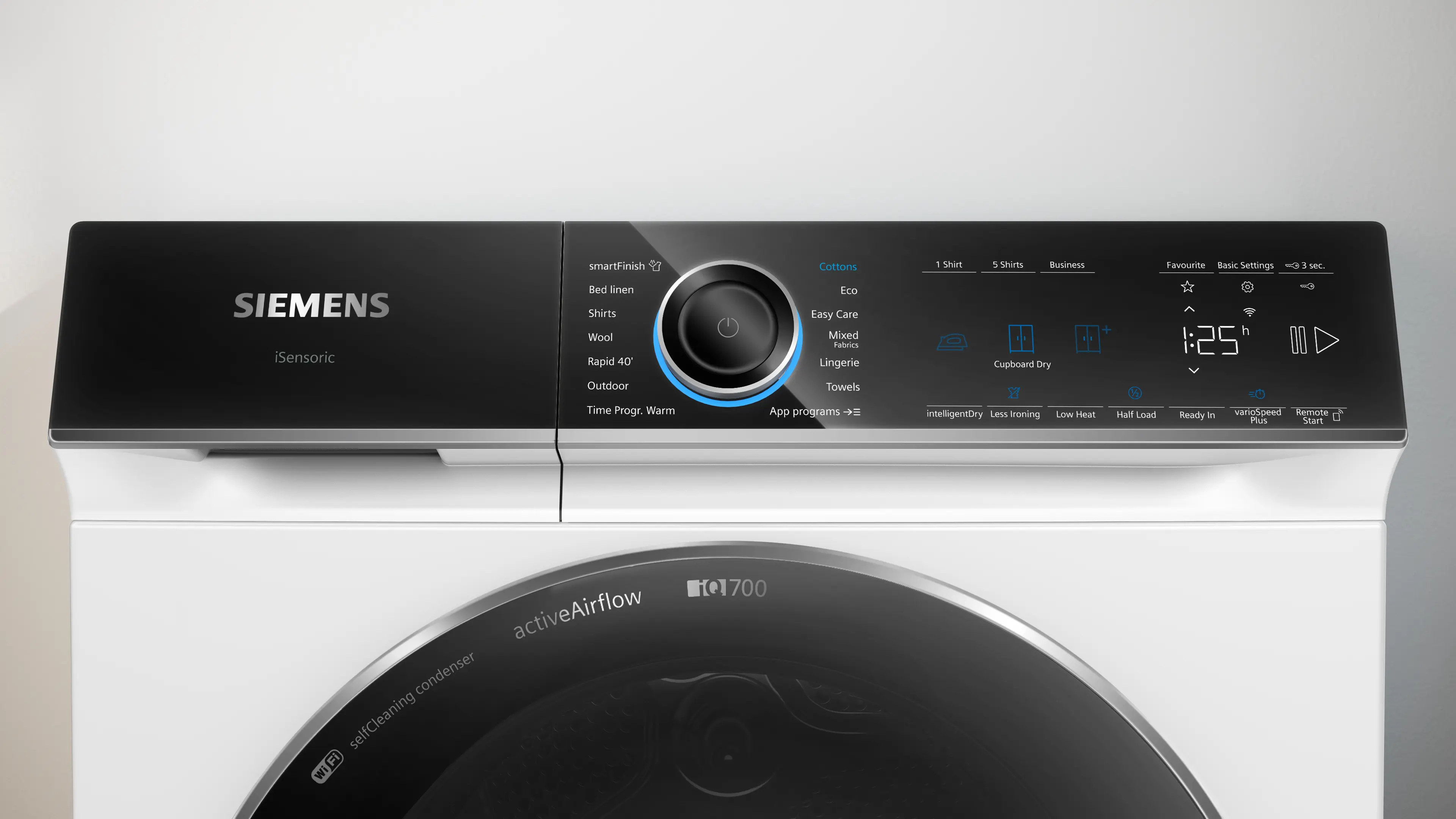 Siemens iQ700 WR47B2C9GB 9kg Heat Pump Tumble Dryer – White - Image 5