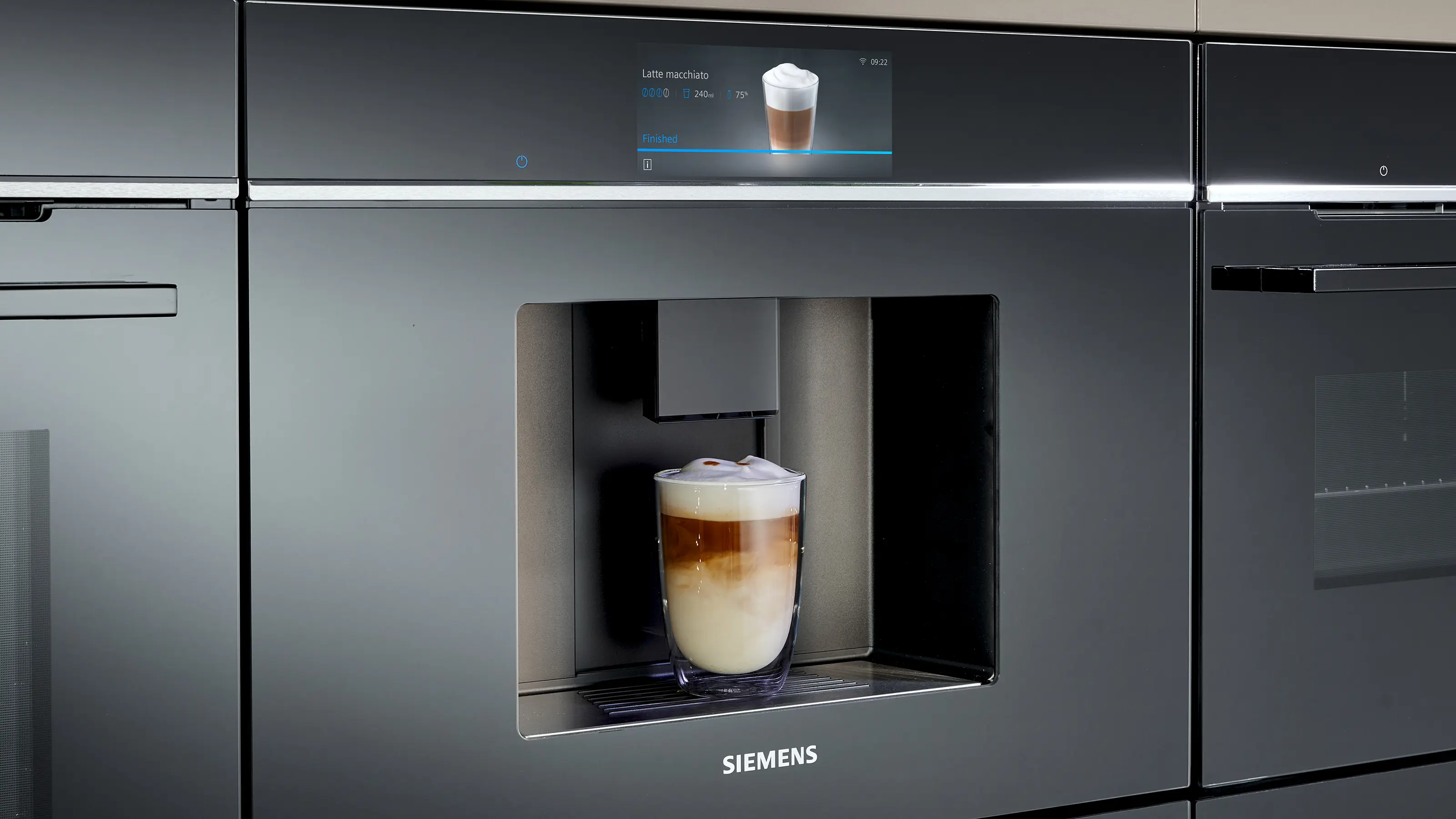 Siemens iQ700 CT718L1B0 Built-In Fully Automatic Coffee Machine – Black - Image 2