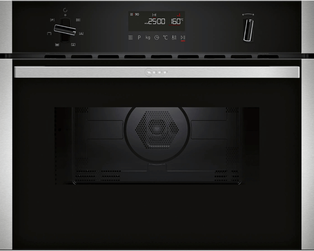 NEFF N50 C1AMG84N1B Built-In Microwave Oven with Hot Air – Stainless Steel