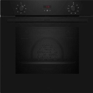NEFF N30 B1DCC0AK3B black built-in oven, front view.